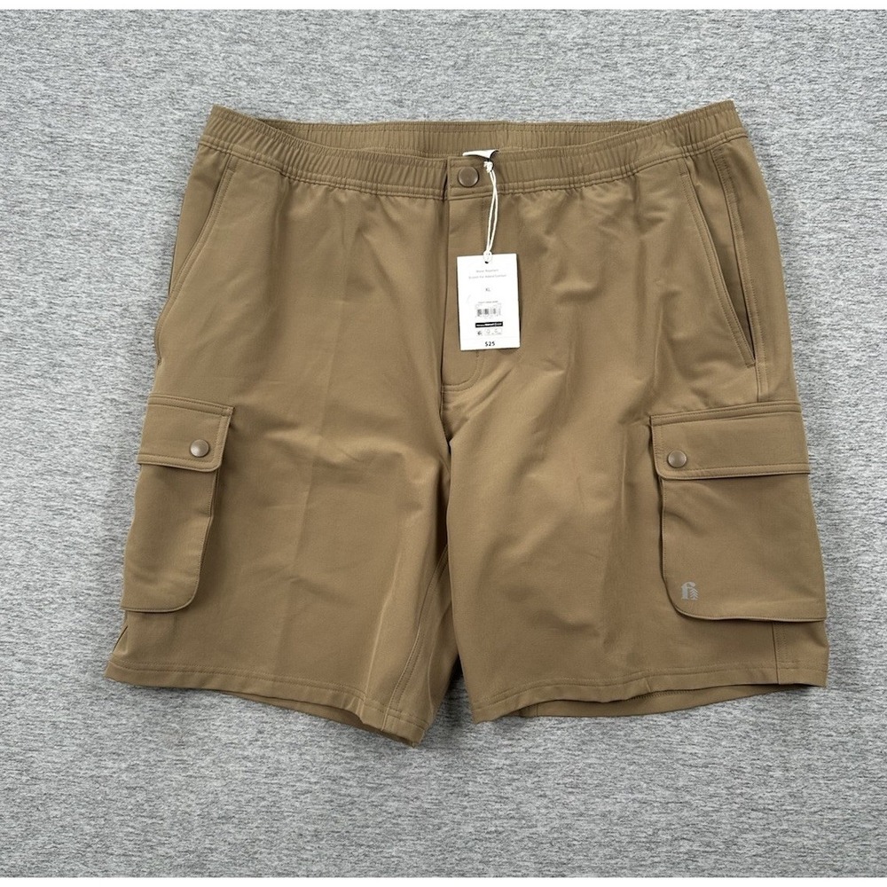 Bonobos Fielder Utility Cargo Shorts Mens XL Brown Water Repellent Outdoor NEW